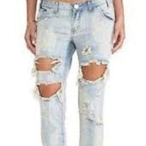 One X Teaspoon Distressed Ankle Jeans